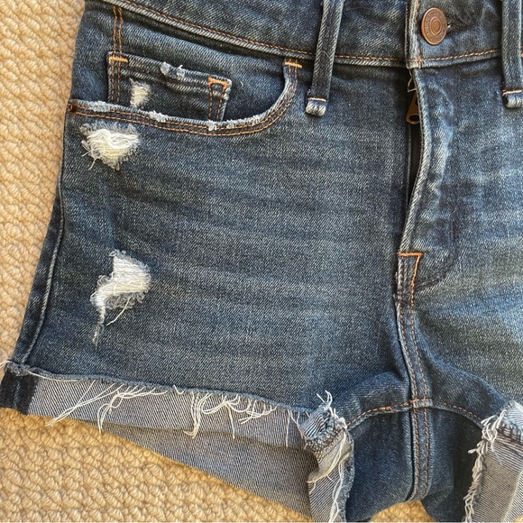 Abercrombie & Fitch Jean Shorts Size 25 - Picture 3 of 12
